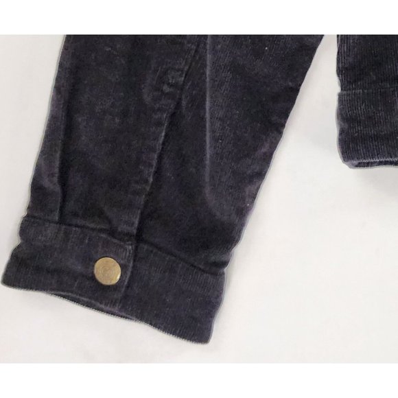 Cathy Daniels Jacket Womens Large Black Corduroy Rhinestone Western Snap On - Picture 10 of 11